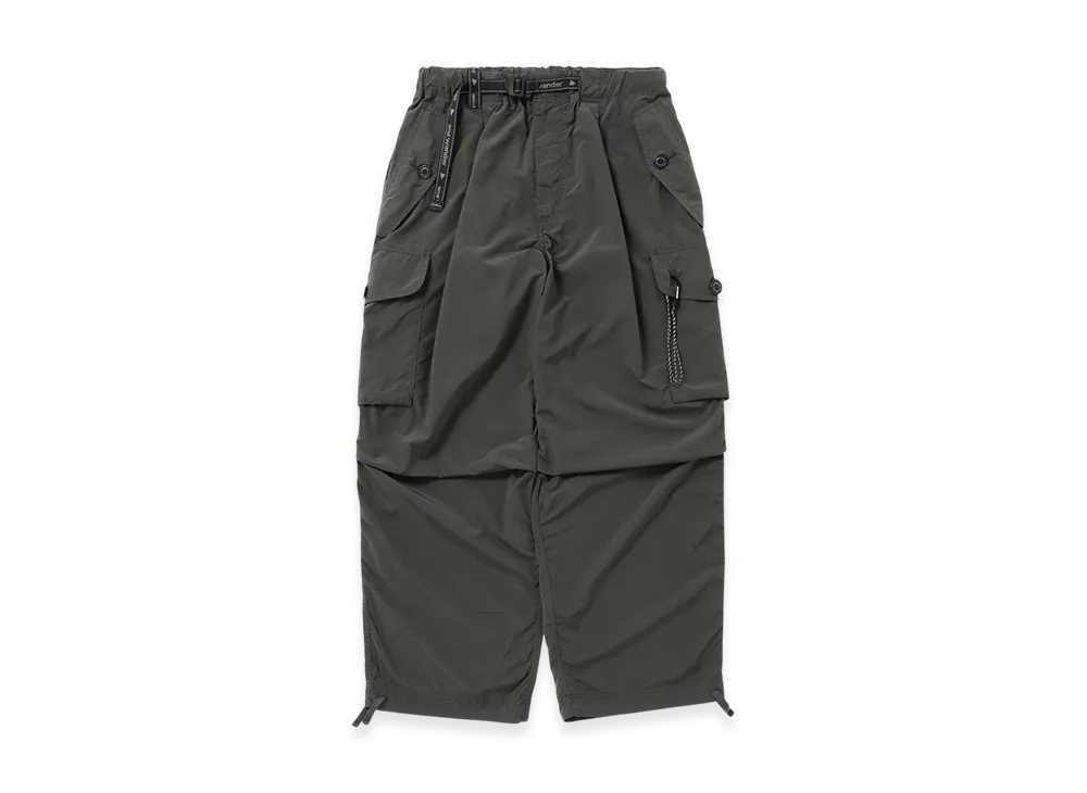 and wander Oversized Cargo Pants "Charcoal"