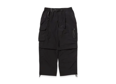 and wander Oversized Cargo Pants "Black"