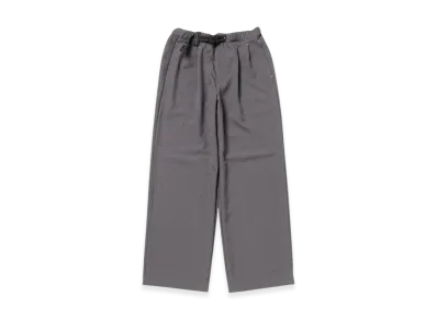 and wander PE Melange Twill Pants "Gray"