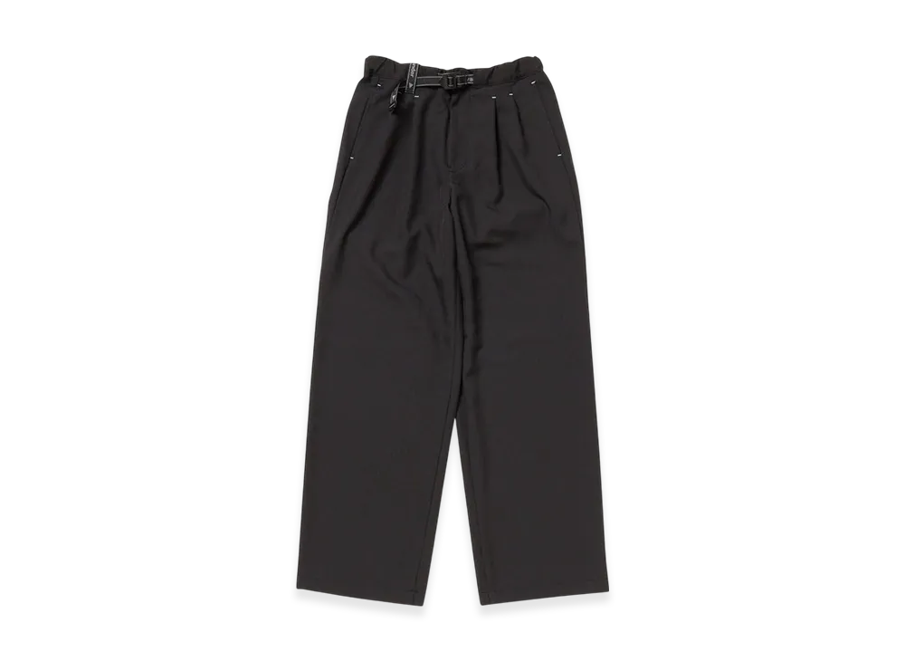 and wander PE Melange Twill Pants "Black"