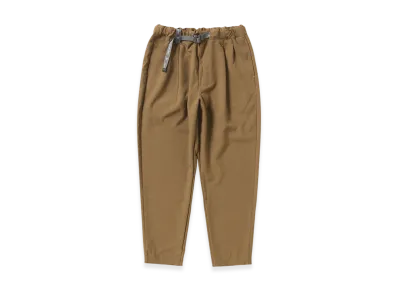 and wander PE Melange Twill Pants "Light Brown"