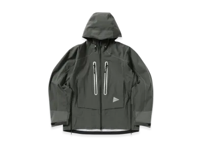 and wander Pertex Shield Rain Jacket "Dark Gray"
