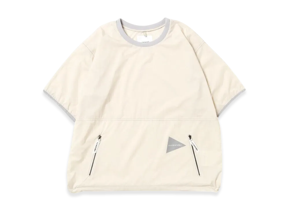 and wander Pertex Wind T "Off White"
