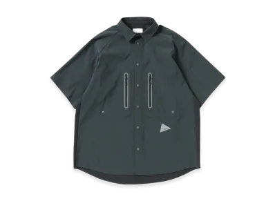 and wander Tech SS Shirt "Dark Green"