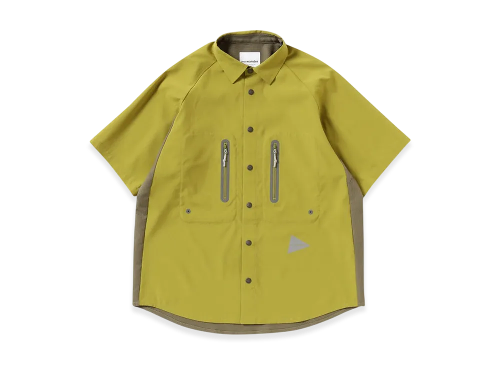 and wander Tech SS Shirt "Light Moss"