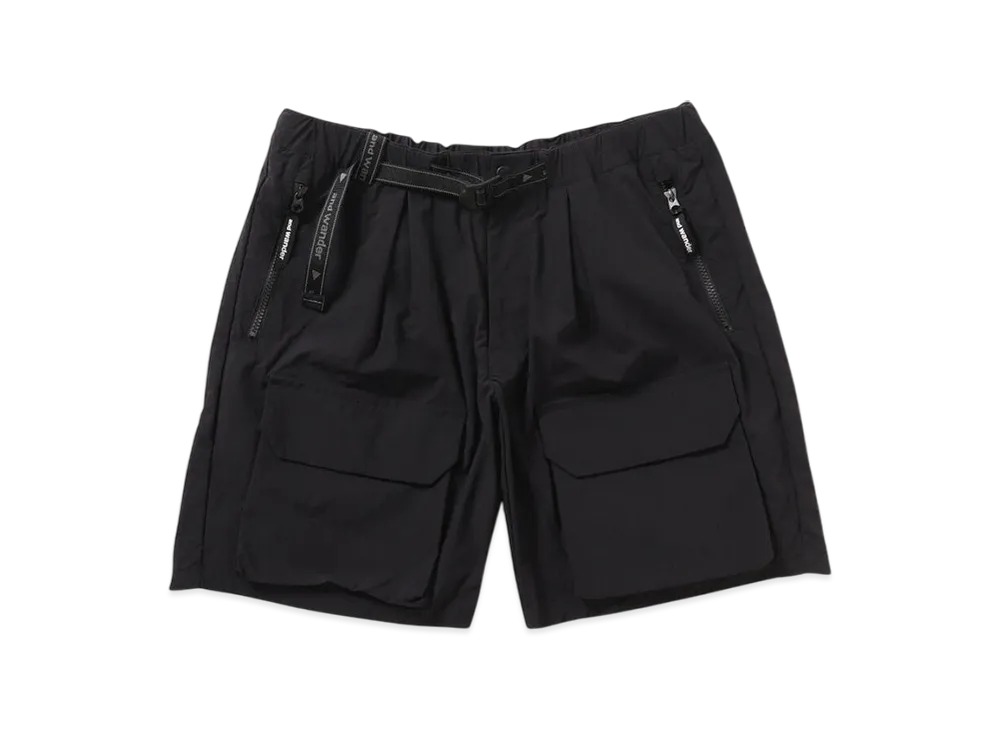 and wander Twill Short Pants (M) "Black"