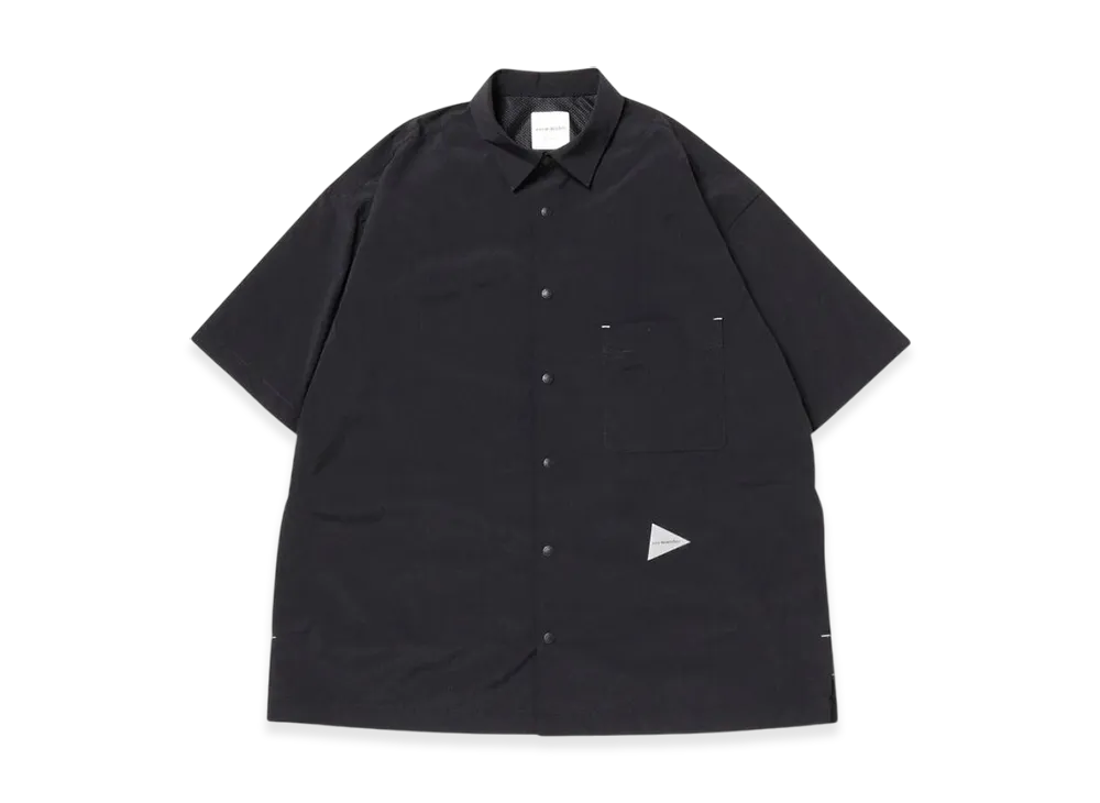 and wander UV Cut Stretch SS Shirt "Black"