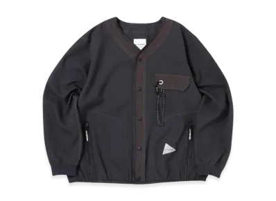 and wander Vent Cardigan "Dark Green"