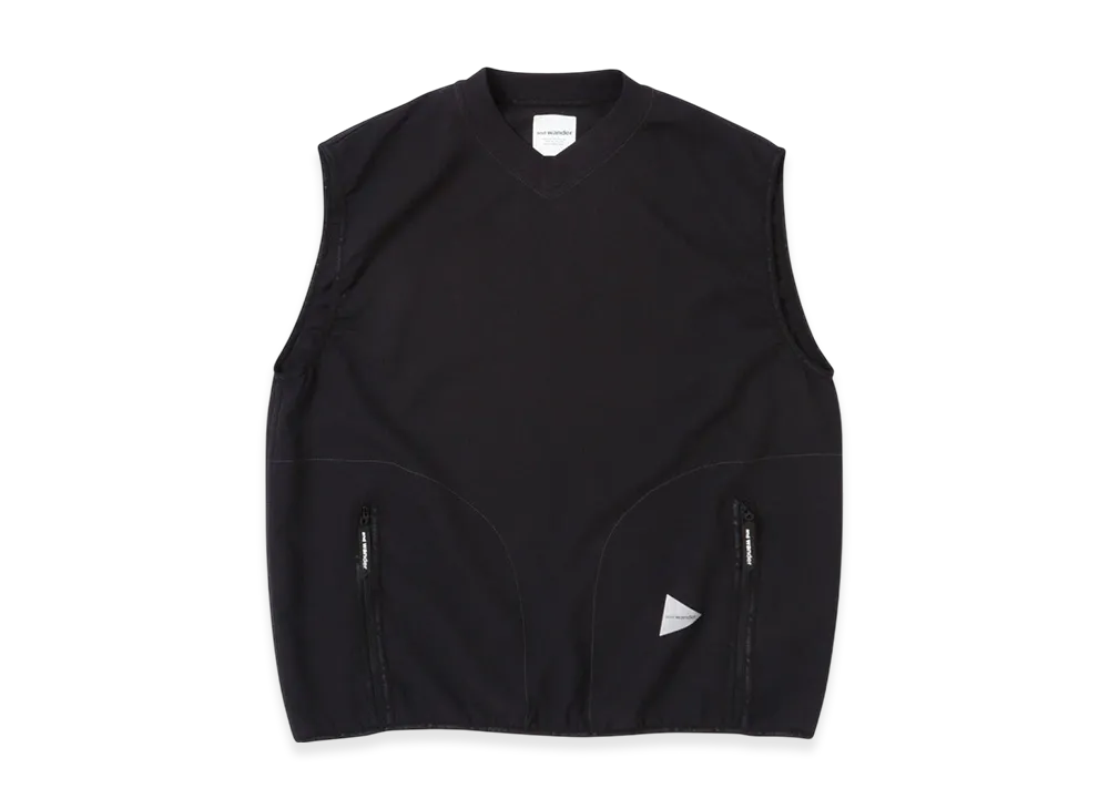 and wander Vent Vest "Black"