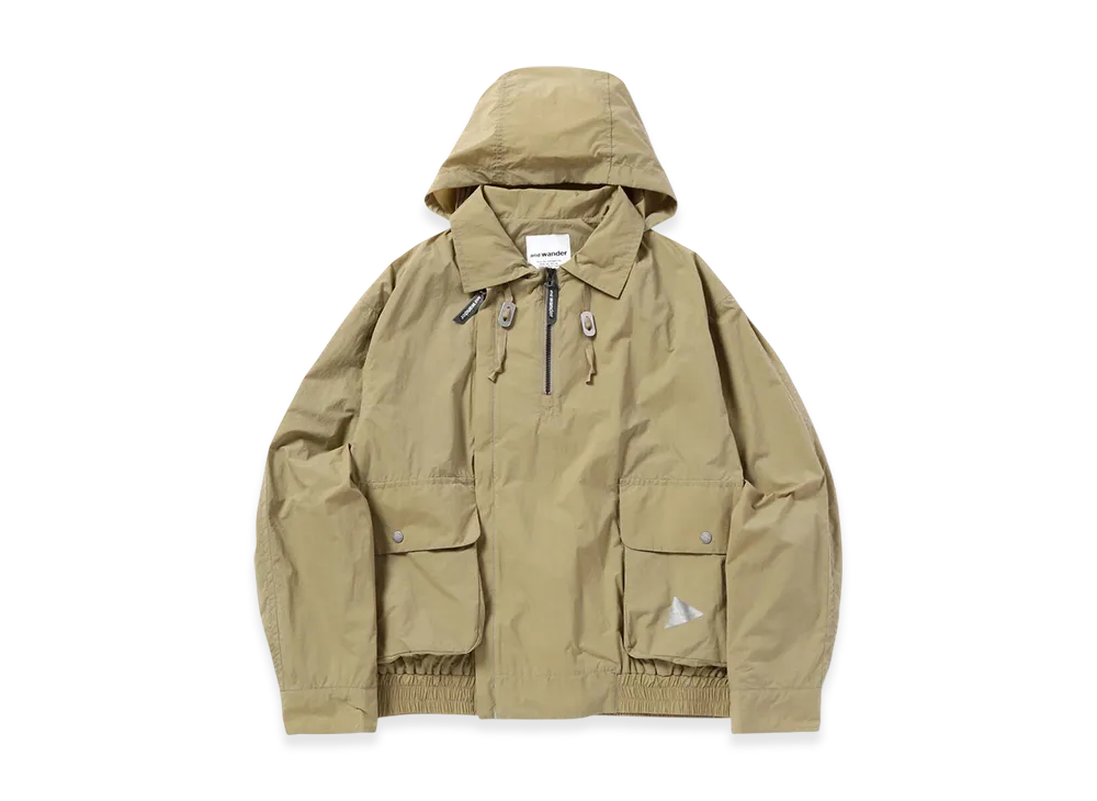and wander Water Repellent Light Jacket 2 "Light Beige"
