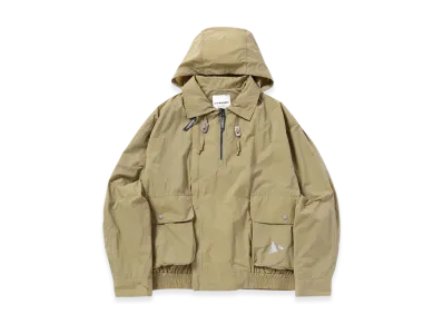 and wander Water Repellent Light Jacket 2 "Light Beige"