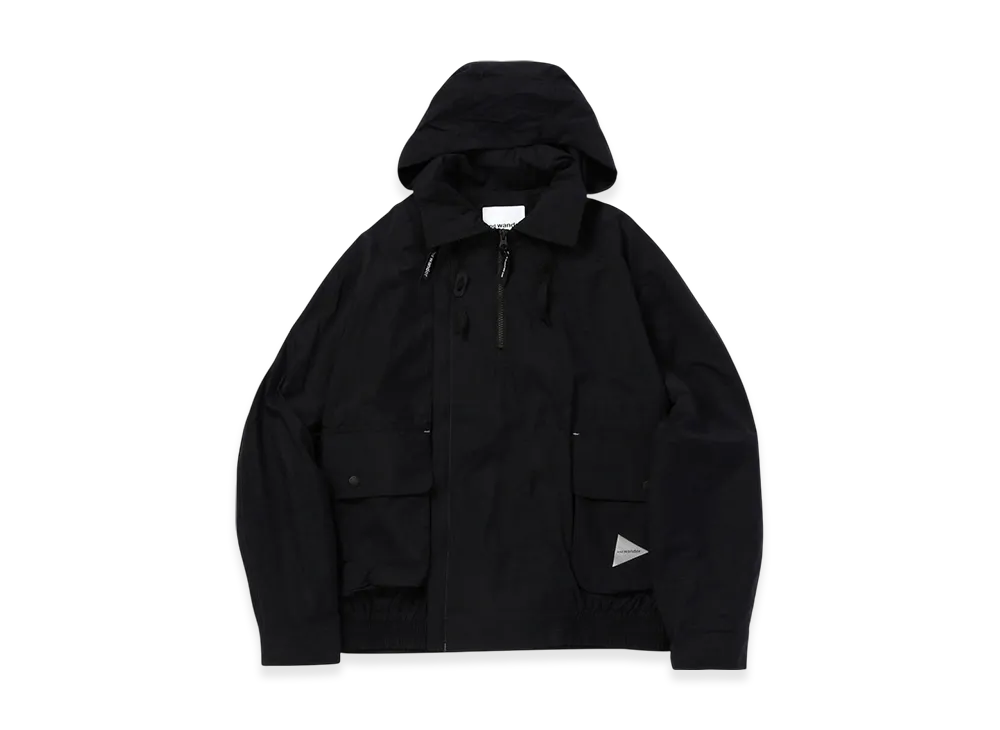 and wander Water Repellent Light Jacket 2 "Black"