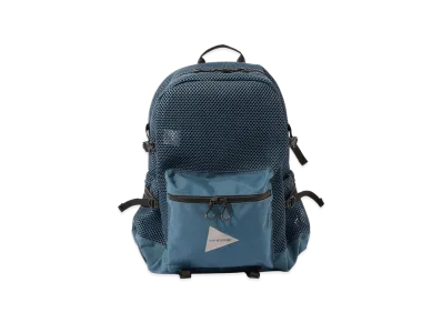 and wander 3D Mesh Backpack "Blue"