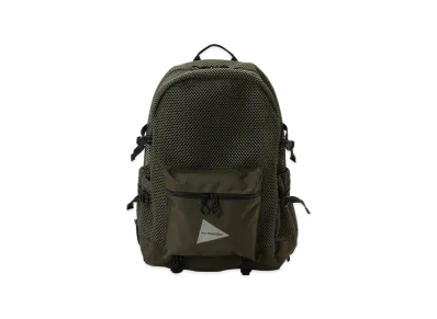 and wander 3D Mesh Backpack "Khaki"