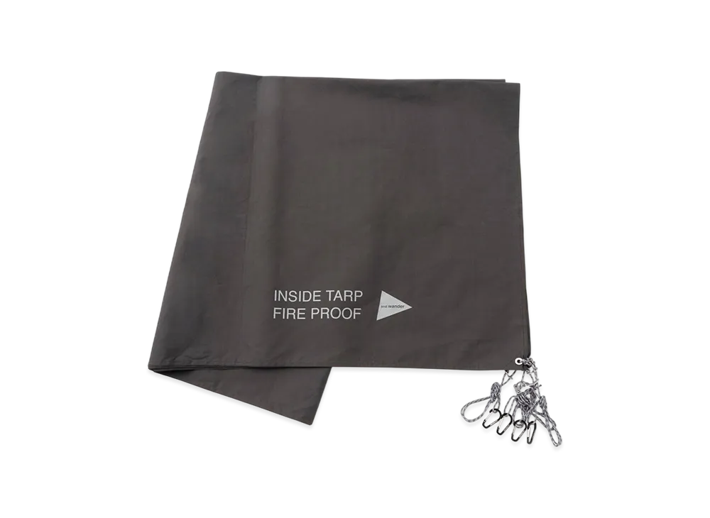 and wander Inside Tarp "Charcoal"