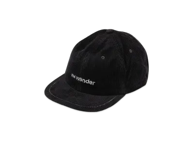 and wander Corduroy Cap "Black"