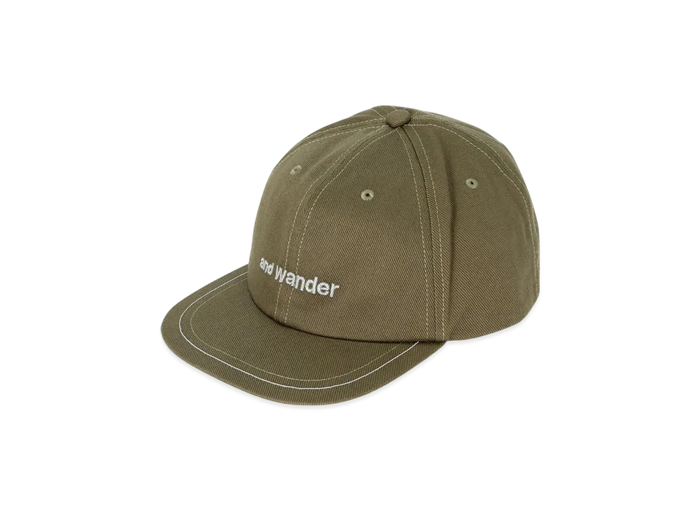 and wander Cotton Twill Cap "Khaki"