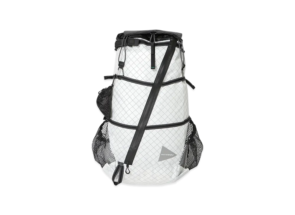 and wander Ecopak 40L Backpack "Off White"