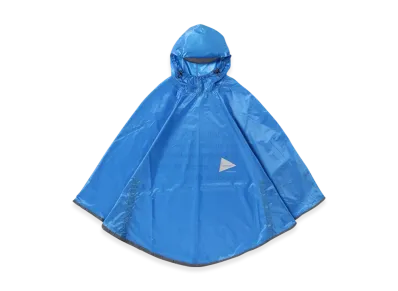 and wander x Eye_C Magazine Sil Poncho "Light Blue"