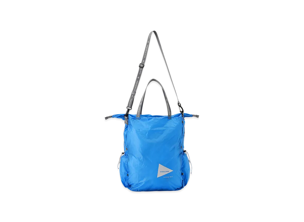 and wander x Eye_C Magazine Sil Tote Bag "Light Blue"