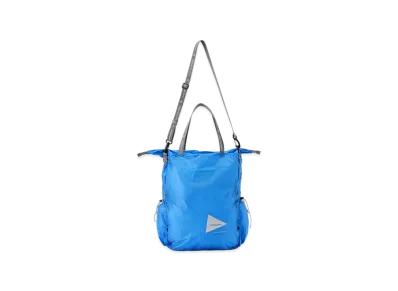 and wander x Eye_C Magazine Sil Tote Bag "Light Blue"