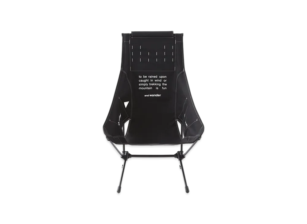 and wander x Helinox Folding Chair Two "Black"