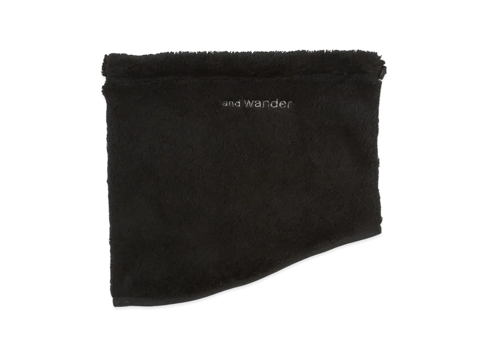 and wander High Loft Fleece Neck Warmer "Black"