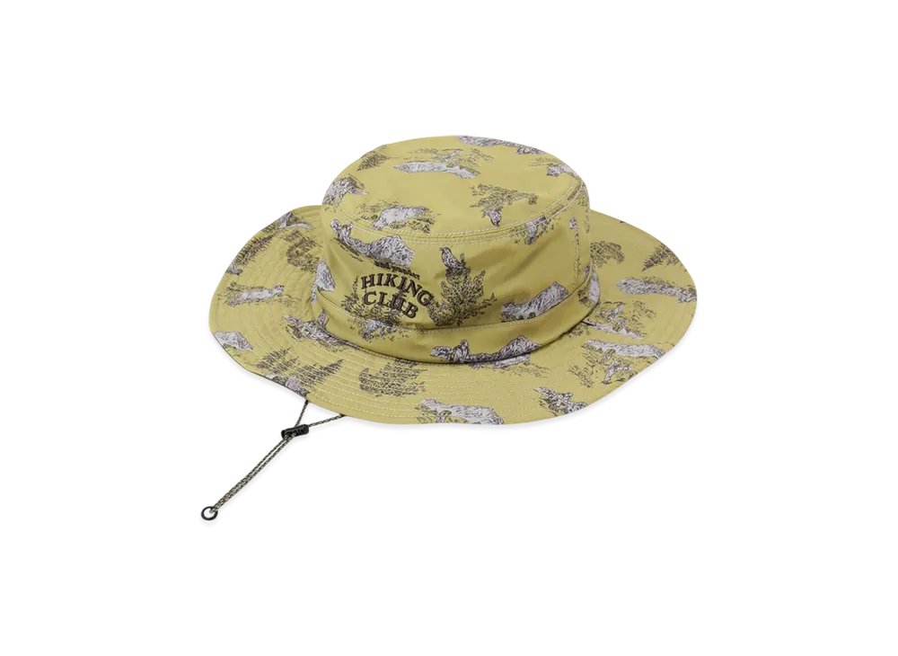 and wander Hiking Club Reversible Hat "Beige"