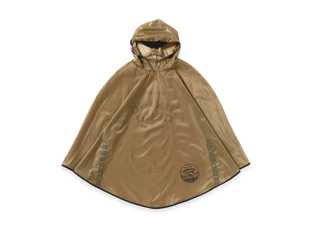 and wander Hiking Club Sil Poncho "Beige"