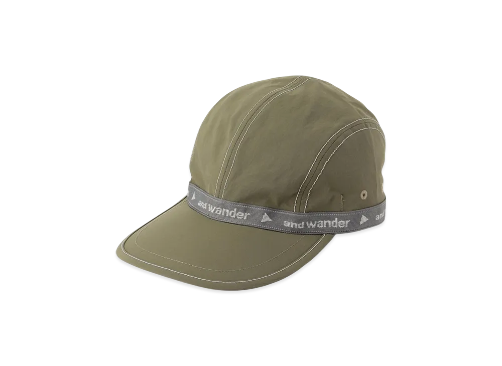 and wander JQ Tape Cap "Khaki"