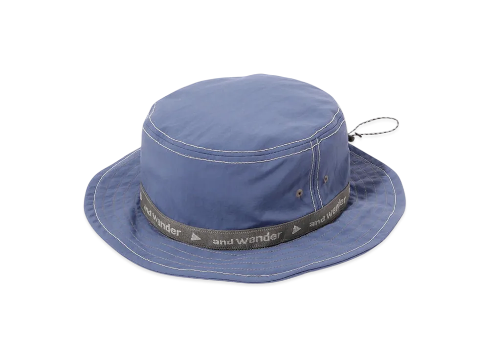 and wander JQ Tape Hat "Blue"