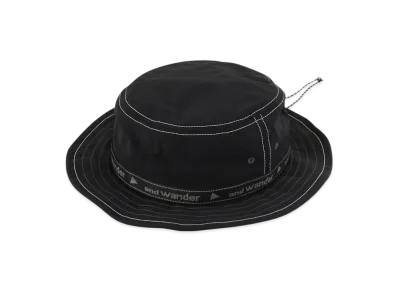 and wander JQ Tape Hat "Black"