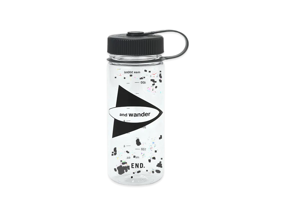 and wander Logo Bottle 500 "Clear"
