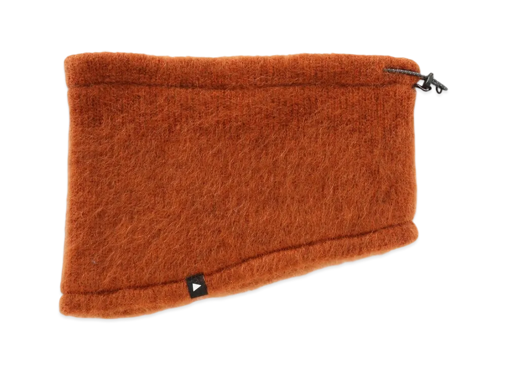 and wander Mohair Wool Neck Warmer "Orange"