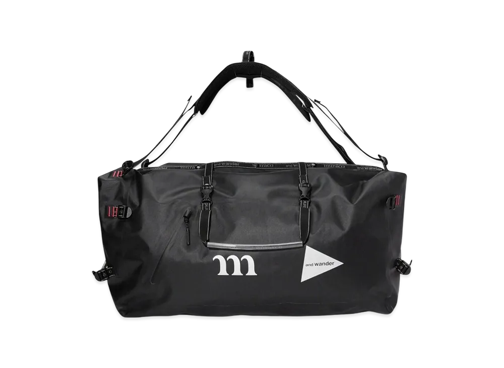 and wander x Muraco Waterproof Boston Bag "Black"