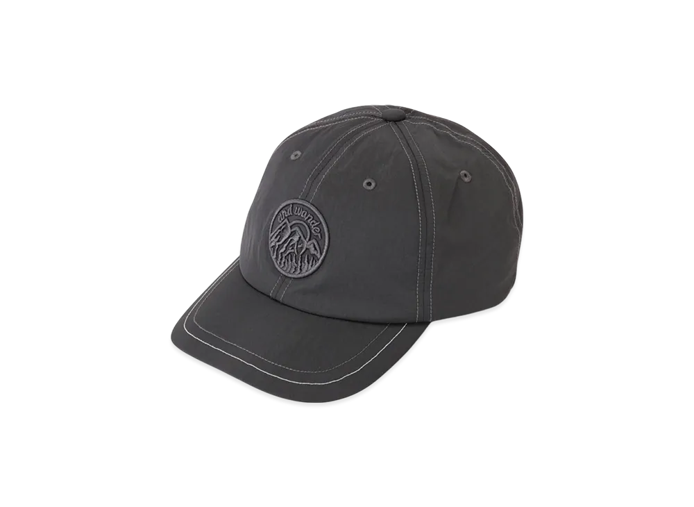 and wander NY Patch Cap "Charcoal"