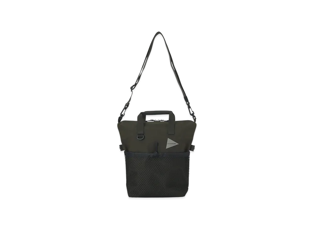 and wander PE/CO 2Way Bag "Dark Khaki"