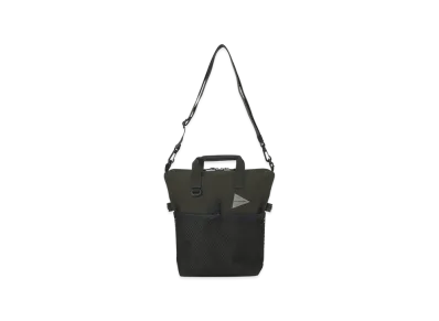 and wander PE/CO 2Way Bag "Dark Khaki"