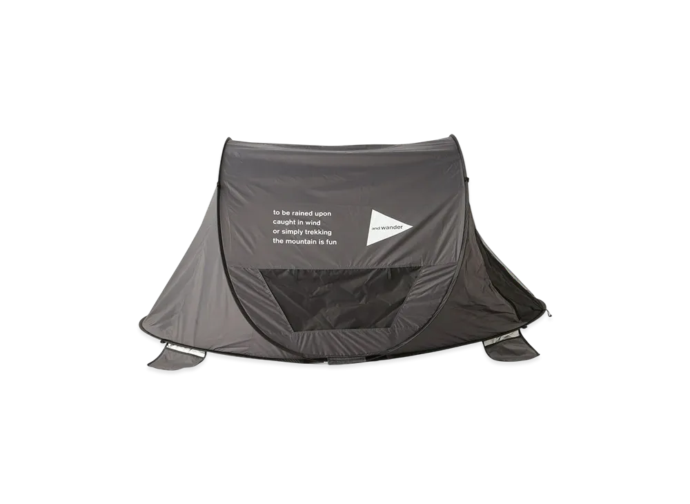 and wander Popup Sunshade Tent "Charcoal"