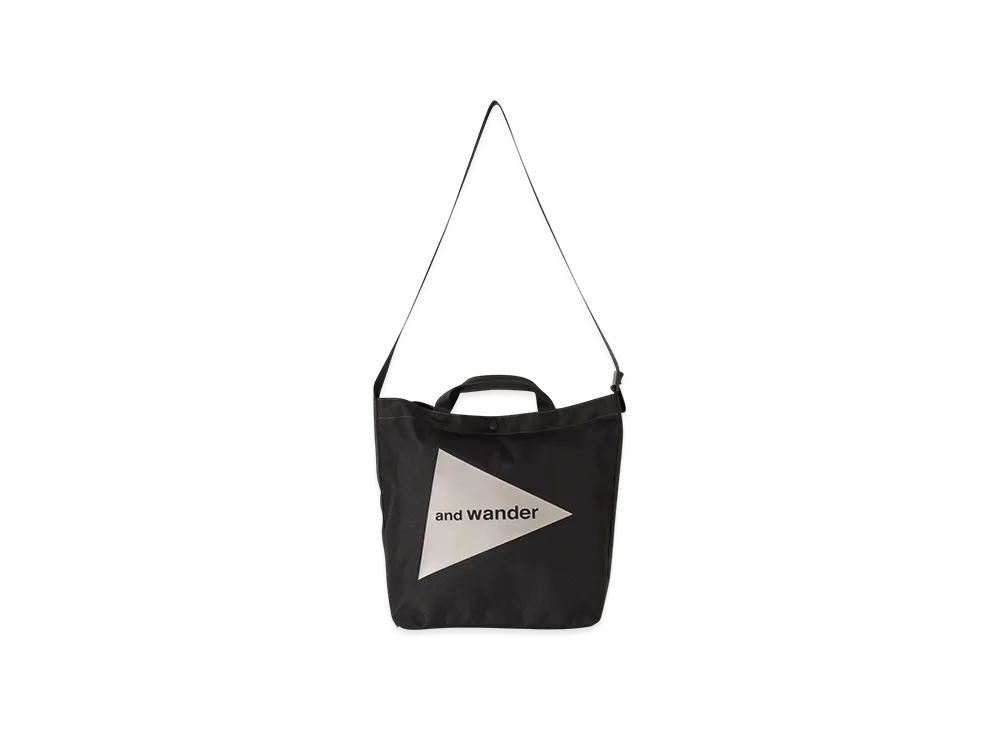 and wander Recycle Ox Tote Bag "Black"