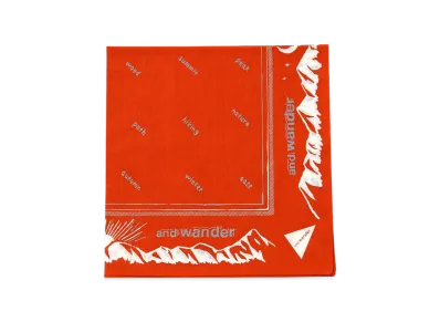 and wander Reflective Words Bandanna "Red"