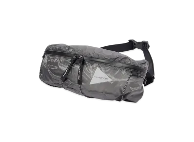 and wander Sil Waist Bag "Gray"
