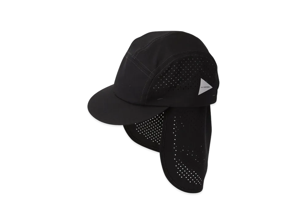 and wander Tech Cap "Black"
