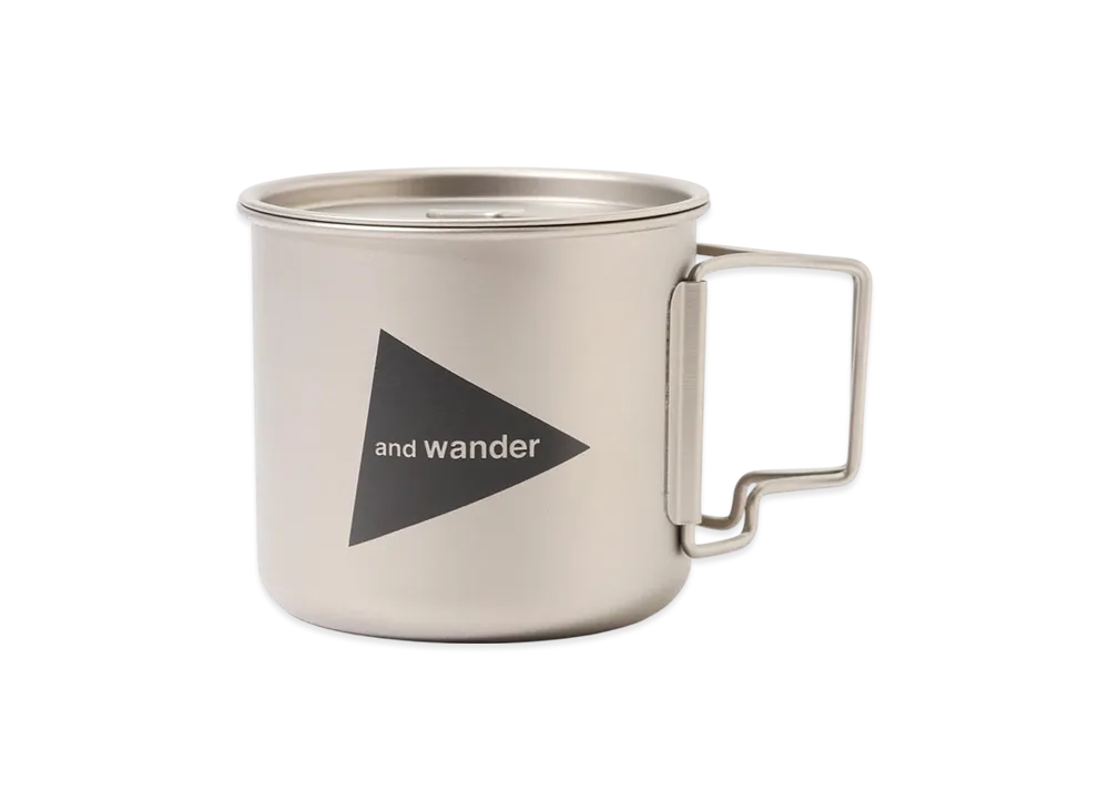 and wander Titanium Mug 500 "Silver"