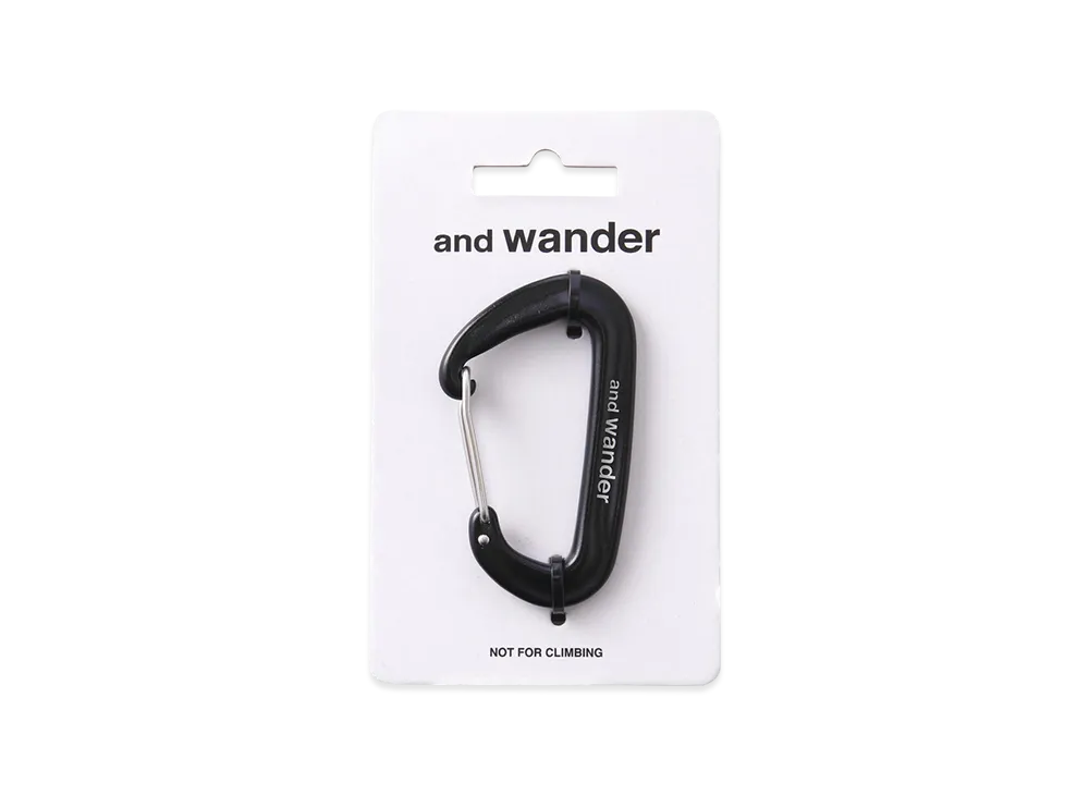 and wander Utility Carabiner "Black"