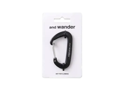 and wander Utility Carabiner "Black"