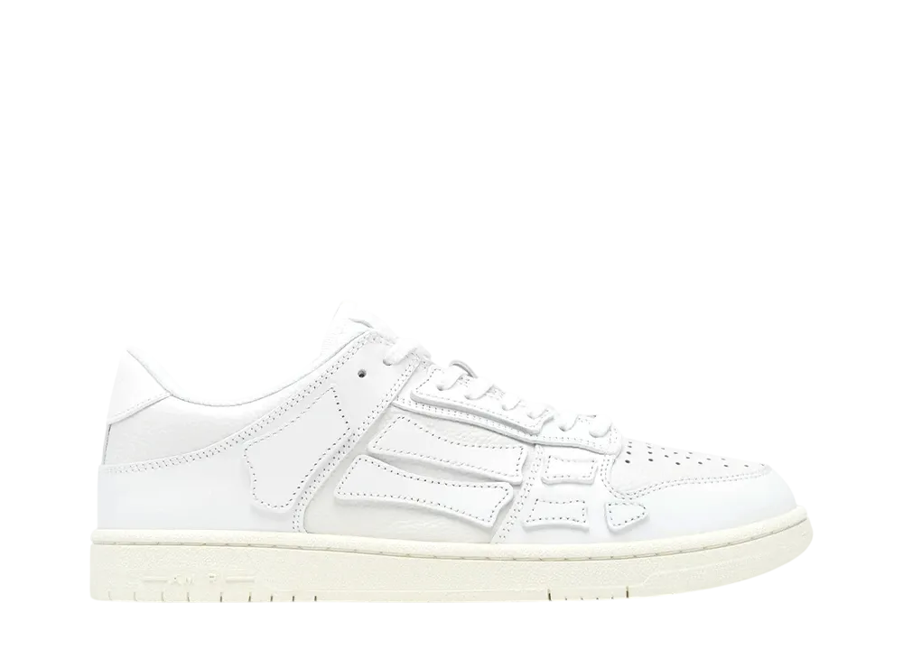 AMIRI Women's Skel-Top Low "White/White/Vintage"