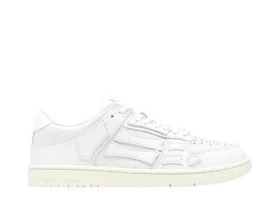 AMIRI Women's Skel-Top Low "White/White/Vintage"
