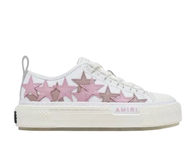 AMIRI Women's Stars Court Low "White Pink"