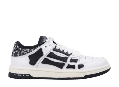 AMIRI Women's Skel Top Low "Crystal/White/Black"